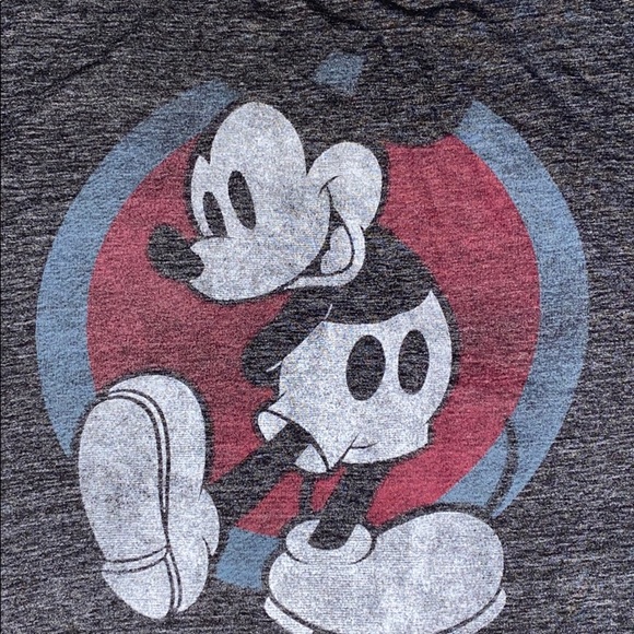 Disney Mickey Mens Small t-shirt dark Gray - Picture 3 of 4